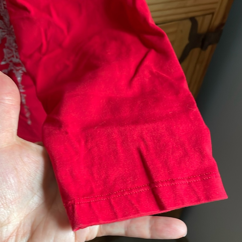 Ruby Rd. Petite Red With Silver Sequin & Shimmer … - image 5